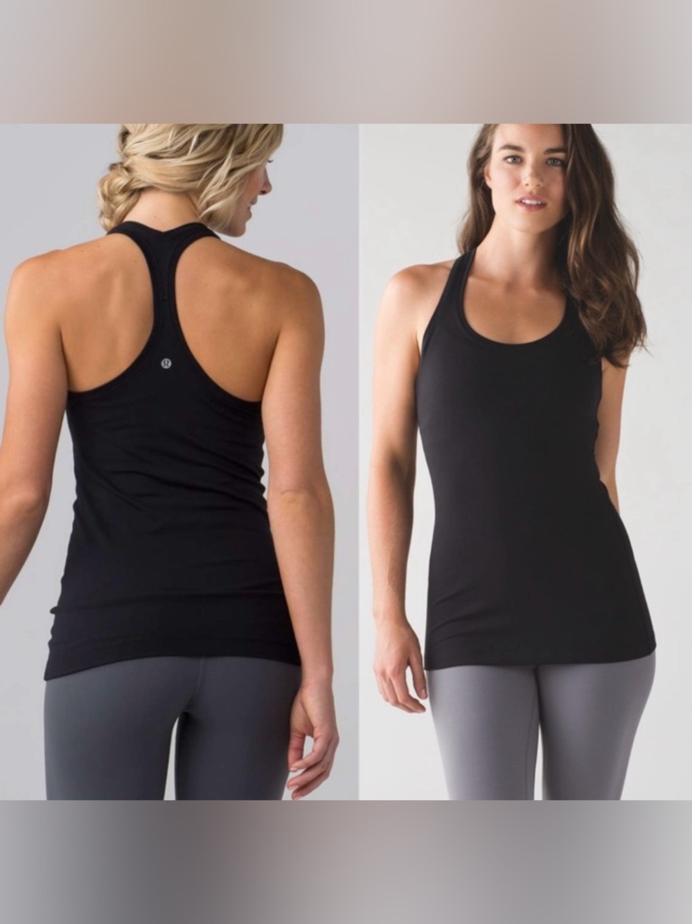 Lululemon Athletica Black Racerback Performance Tank Size 4